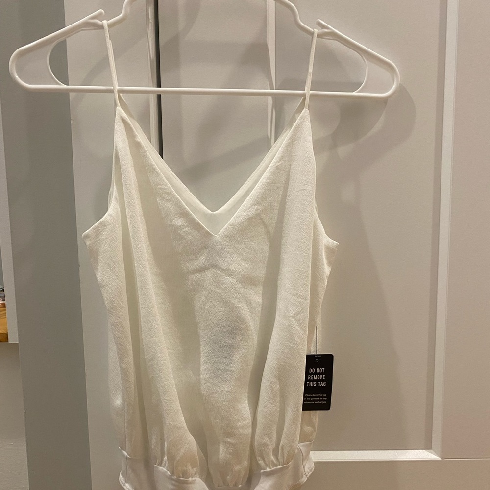 NWT Express Satin Camisole Bodysuit